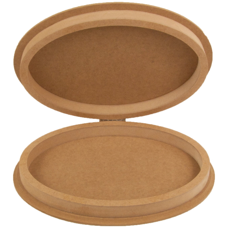 24518OVAL_02 ARTS MDF OVAL BOX - 2015 MI - Image 1
