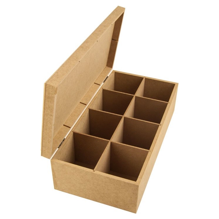 ARTS MDF TEA BOX 8 COMPARTMENTS - Image 2