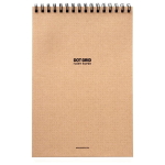 DOT GRID SKETCH PAD SPIRAL 80 G, 60 SHEETS, A5 - IVORY