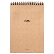 DOT GRID SKETCH PAD SPIRAL 80 G, 60 SHEETS, A5 - CRAFT