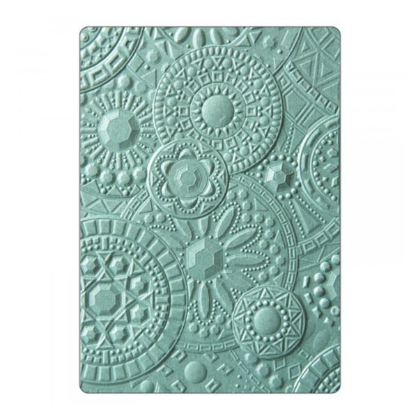 663206 SIZZIX RELIEF FOLDERS 3D - MOSAIC GEMS - Image 1