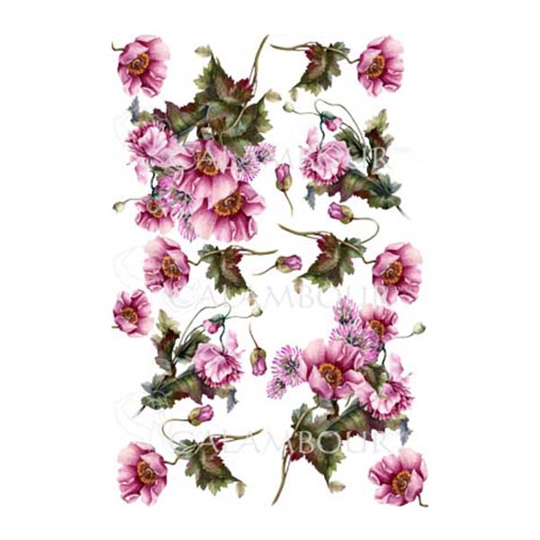 711048 CALAMBOUR DECOUPAGE PAPER 45/30.4 CM - TCE 48 - Image 1