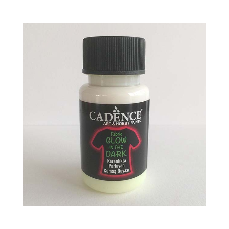 CADENCE TEXTILE DYE GLOW-IN-THE-DARK 50 ML. - N GREEN F-02 - Image 1