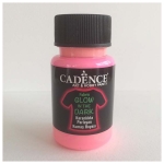 CADENCE TEXTILE DYE GLOW-IN-THE-DARK 50 ML. - PINK F-04