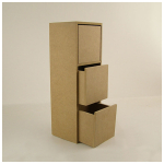 ARTS MDF BOX WITH 3 COMPARTMENTS - 3311-3 - Image 3