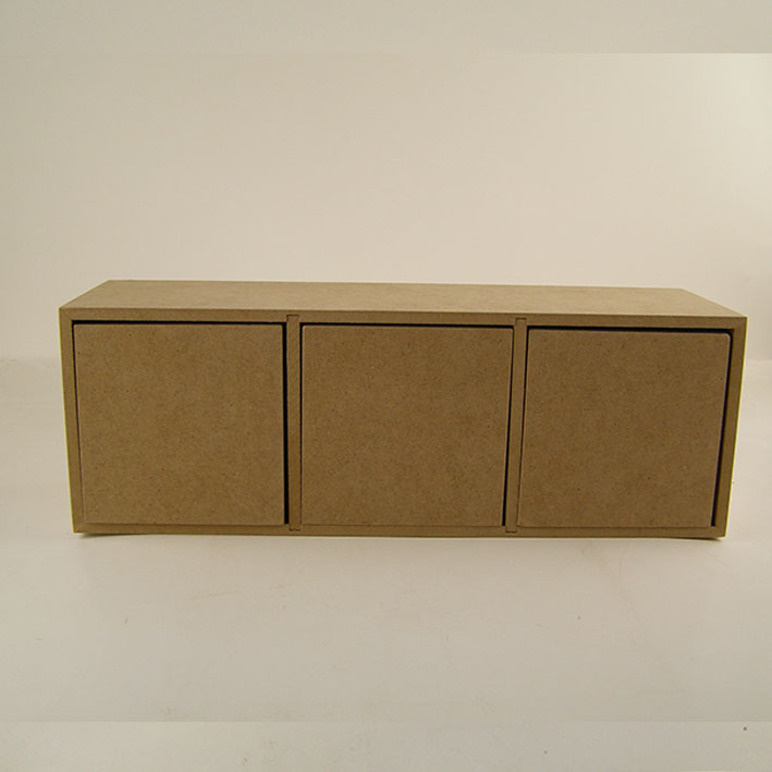 888470-3311 ARTS MDF BOX WITH 3 COMPARTMENTS - 3311-3 - Image 1