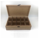 MDF BOX WITH 10 COMPARTMENTS 30/19/9CM M42-10 - Image 2