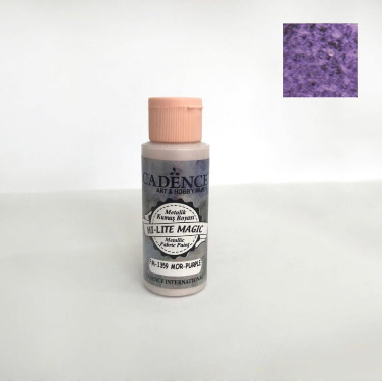 1359 CADENCE TEXTILE DYE HI-LITE MAGIC METALLIC 59ML–PURPLE1359 - Image 1