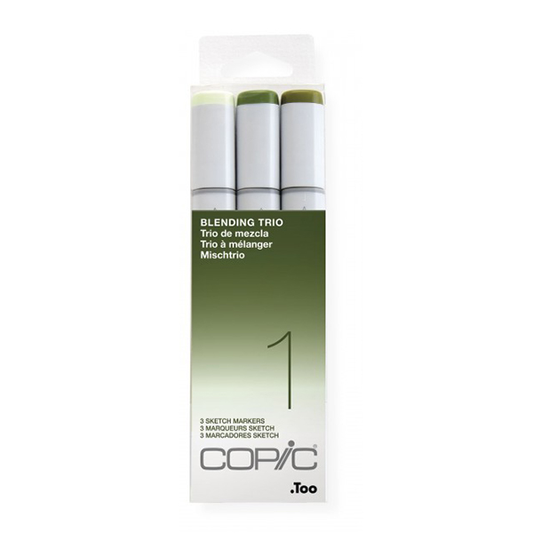 217631 COPIC SKETCH SET - 3 COLORS BLENDING TRIO 1 - Image 1
