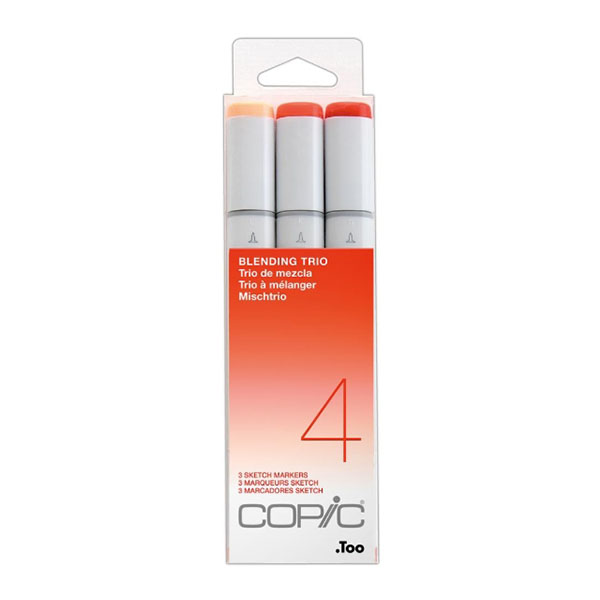 217634 COPIC SKETCH SET - 3 COLORS BLENDING TRIO 4 - Image 1
