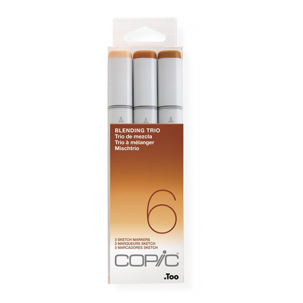 217636 COPIC SKETCH SET - 3 COLORS BLENDING TRIO 6 - Image 1