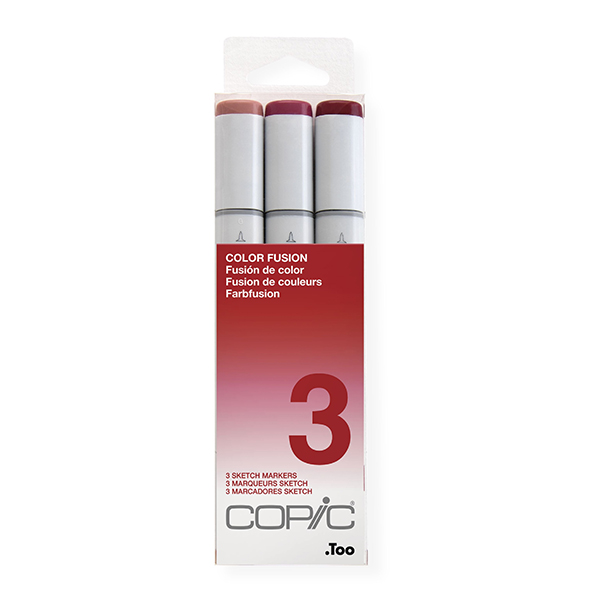 217653 COPIC SKETCH KIT - 3 COLORS FUSION 3 - Image 1