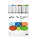 COPIC SKETCH KIT - 6 COLORS EARTH ESSENTIALS
