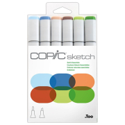 COPIC SKETCH KIT - 6 COLORS EARTH ESSENTIALS