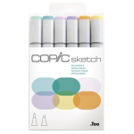 COPIC SKETCH SET - 6 COLORS PALE PASTELS