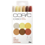 COPIC CIAO SET - 6 COLORS HAIR