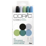 COPIC CIAO SET - 6 CM SEA TONES