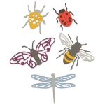 SIZZIX THINLITS CUTTING DIES - INSECTS