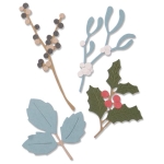 SIZZIX THINLITS CUT DIES - WINTER LEAVES