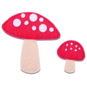 SIZZIX BIGZ CUTTING DIES - TOADSTOOLS