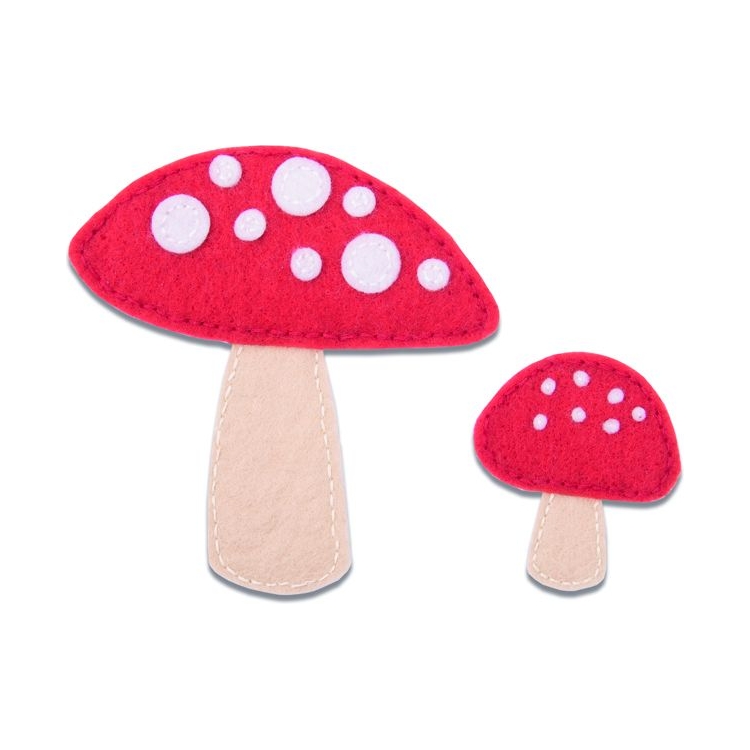 663494 SIZZIX BIGZ CUTTING DIES - TOADSTOOLS - Image 1