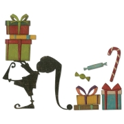 SIZZIX THINLITS CUTTING DIES - SANTA'S HELPER