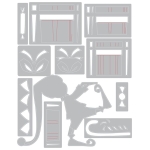 SIZZIX THINLITS CUTTING DIES - SANTA'S HELPER - Image 2
