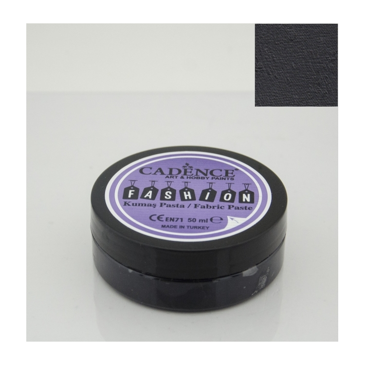 fashion black CADENCE EMBOSSED TEXTILE PASTE FASHION 50 ML. - BLACK - Image 1