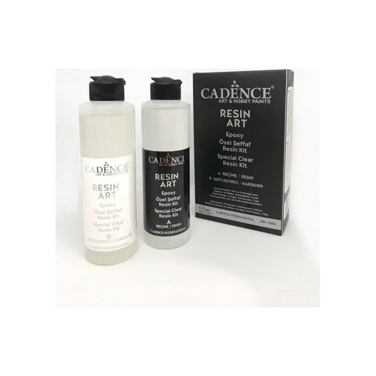 resin art 250 CADENCE EPOXY RESIN 250 ML + 250 ML PART A + B - Image 1