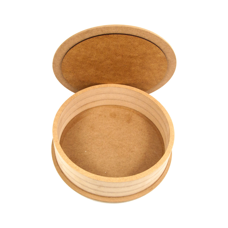 20054CIR_2 ARTS MDF ROUND BOX - FLAT LID - 150 MM - Image 1