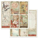 STAMPERIA ORIENTAL GARDEN CARDBOARD 31.5/30.5 CM - SBB634