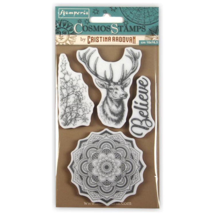 STAMPERIA RUBBER STAMPS 10/16.5 CM - WTKCCR03 - Image 1