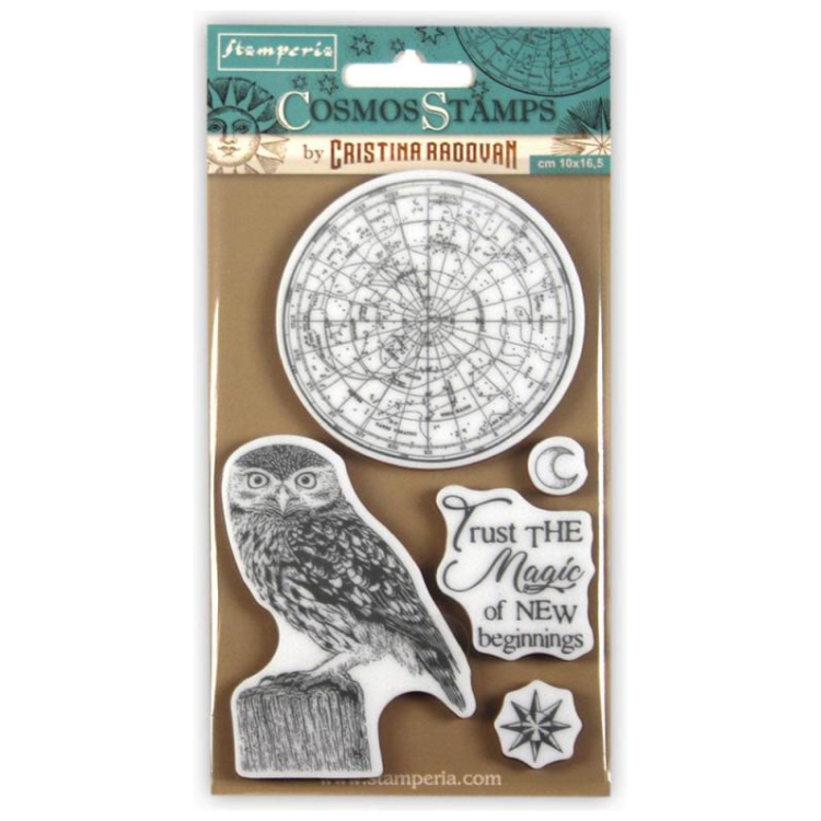 WTKCCR05 STAMPERIA RUBBER STAMPS 10/16.5 CM - WTKCCR05 - Image 1