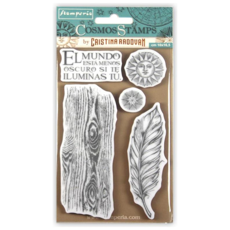 STAMPERIA RUBBER STAMPS 10/16.5 CM - WTKCCR06 - Image 1