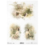 ITD COLLECTION DECOUPAGE RICE PAPER A4 - R1598
