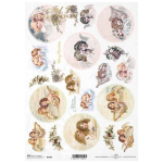 ITD COLLECTION DECOUPAGE RICE PAPER A4 - R1493