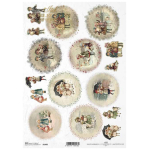 ITD COLLECTION DECOUPAGE RICE PAPER A4 - R1490