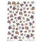 ITD COLLECTION DECOUPAGE RICE PAPER A4 - R1454