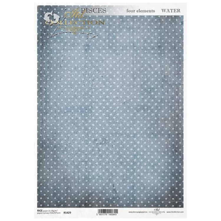 _0036_r1429 ITD COLLECTION DECOUPAGE RICE PAPER A4 - R1429 - Image 1