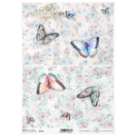 ITD COLLECTION DECOUPAGE RICE PAPER A4 - R1406