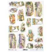 ITD COLLECTION DECOUPAGE RICE PAPER A4 - R1345