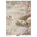 ITD COLLECTION DECOUPAGE RICE PAPER A4 - R1324