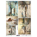ITD COLLECTION DECOUPAGE RICE PAPER A4 - R1210