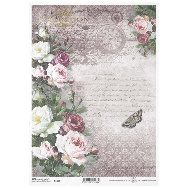 _0060_r1159 ITD COLLECTION DECOUPAGE RICE PAPER A4 - R1159 - Image 1