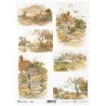 ITD COLLECTION DECOUPAGE RICE PAPER A4 - R1081