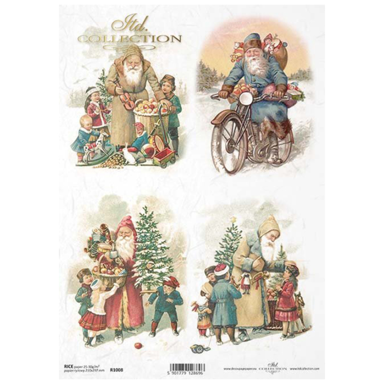 ITD COLLECTION DECOUPAGE RICE PAPER A4 - R1008 - Image 1