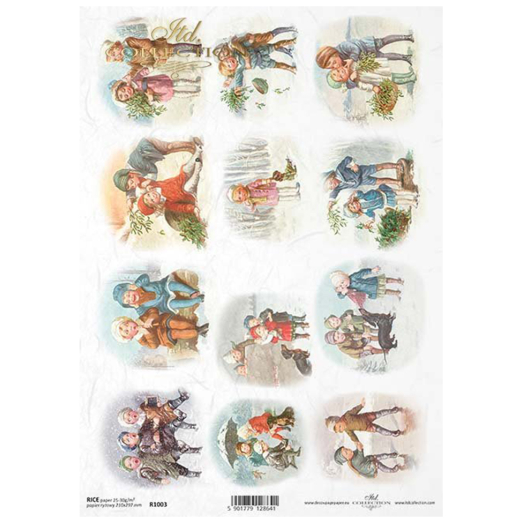 _0082_r1003 ITD COLLECTION DECOUPAGE RICE PAPER A4 - R1003 - Image 1