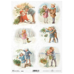 ITD COLLECTION DECOUPAGE RICE PAPER A4 - R1001