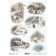 ITD COLLECTION DECOUPAGE RICE PAPER A4 - R0993