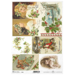 ITD COLLECTION DECOUPAGE RICE PAPER A4 - R786
